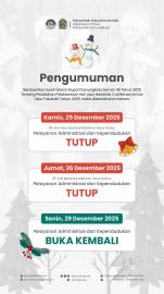 Pengumuman Libur Natal dan Cuti Tahun 2025